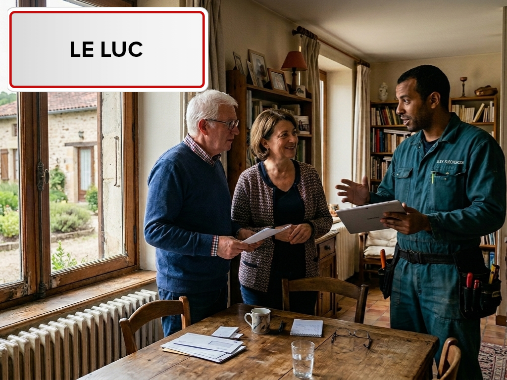 Installation de pompe à chaleur à Le Luc (83340) dans le Var